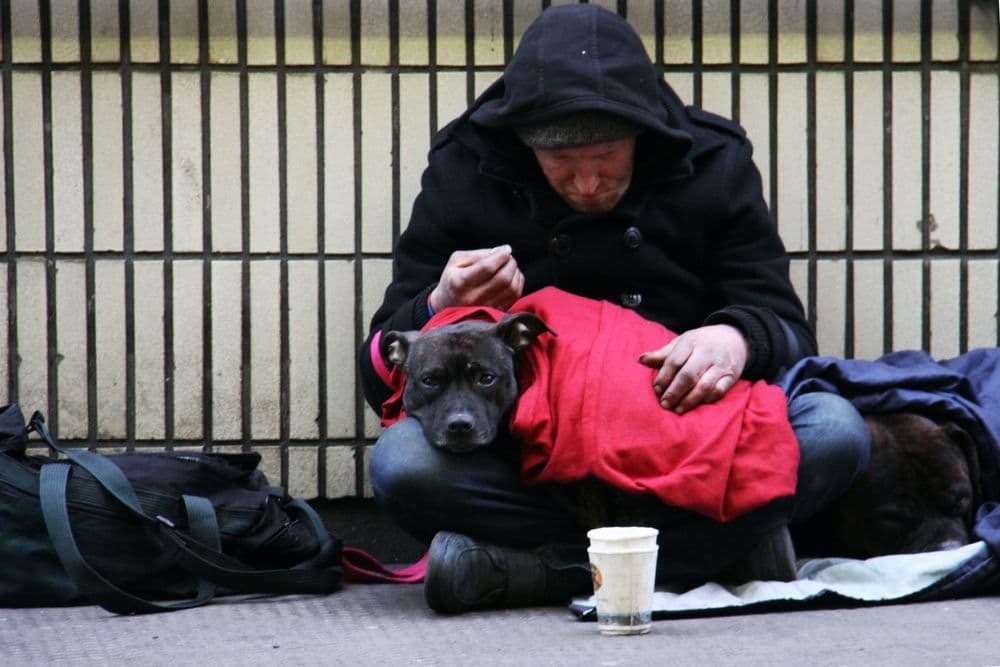 CEO Sleepout - Homeless man